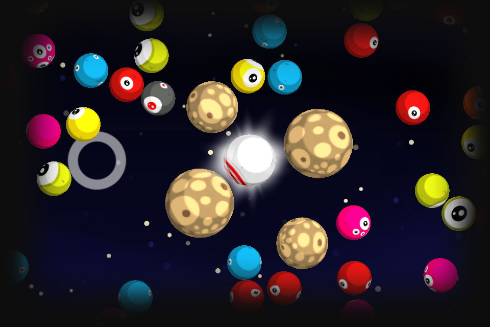 200 Gluddle floating in space